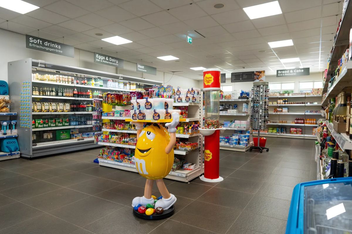 Supermarkt im Park
