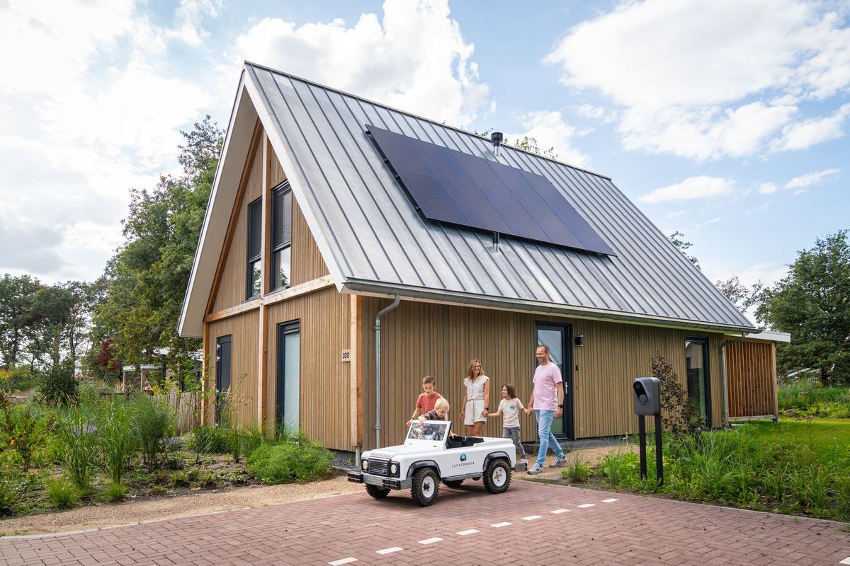Ferienhaus mit Solardach
